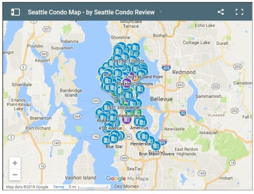 Seattle Condo Map: Our New Improved Seattle Condominium Building Map