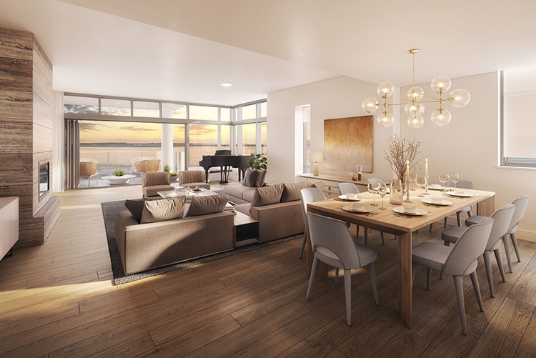 New Seattle Condos: Infinity Shore Club Residences Condo Building in Alki